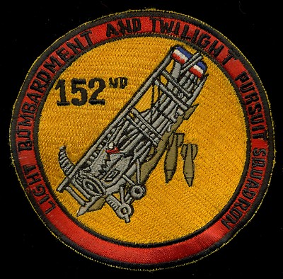 USN VA-152 Attack Squadron 152 A-1 Skyraider Patch S-13