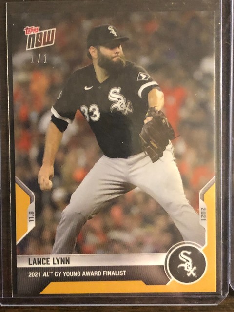 2021 Topps Now #OS-11 Lance Lynn Chicago White Sox 1/1