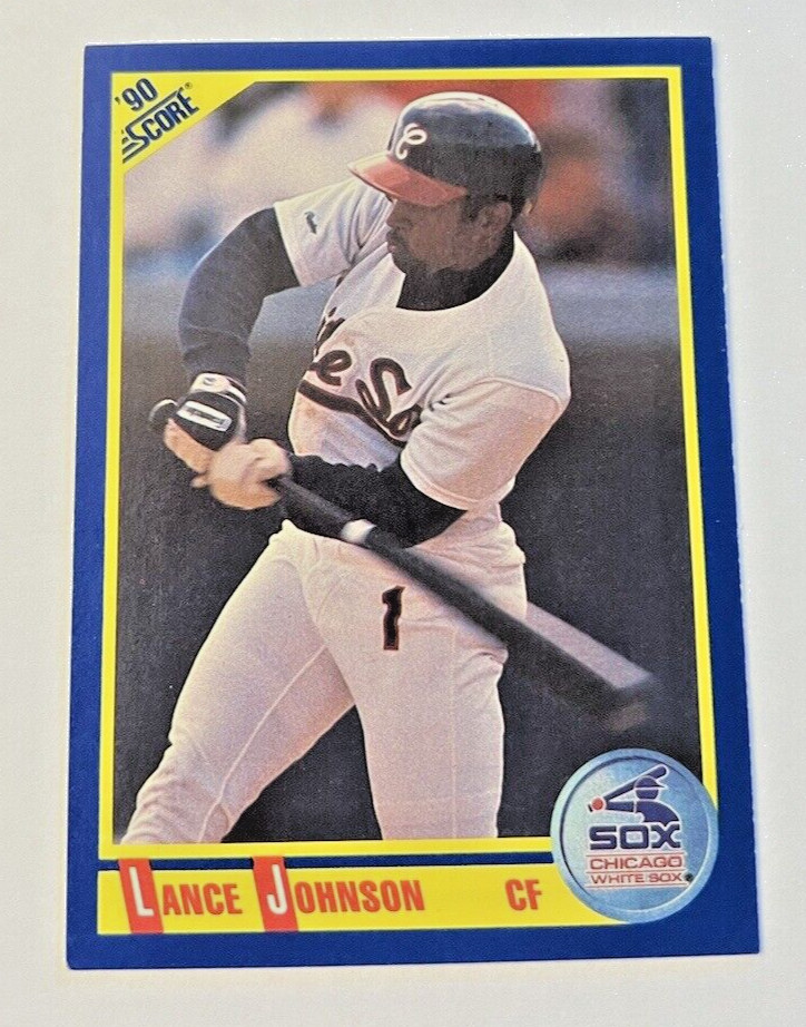 1990 SCORE MLB Baseball Trading Card #570 Lance Johnson Chicago White Sox
