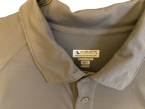Augusta Sportswear Men’s Large Golf Polo Shirt Embroidered K Of C Gray Council - Picture 3 of 7