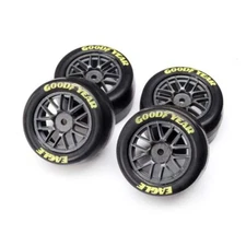 Losi LOS-1937 Goodyear Eagle Mounted Tires/Wheels Soft (4) for 1/12 RC NASCAR
