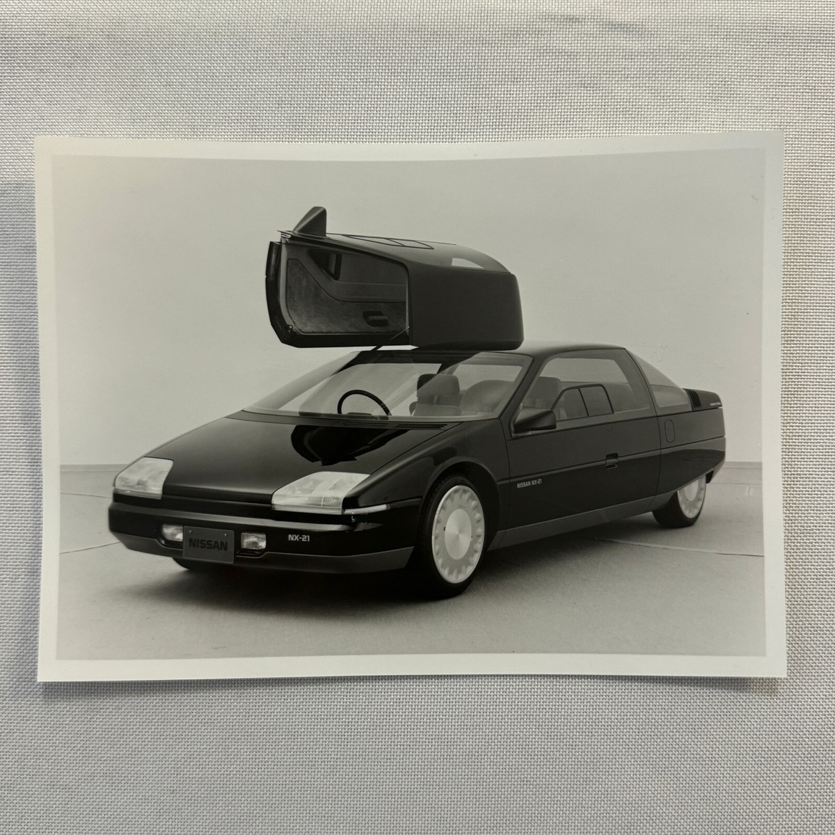 Nissan NX-21 Concept Car Prototype Photo Photograph Lot 2x Nissan
