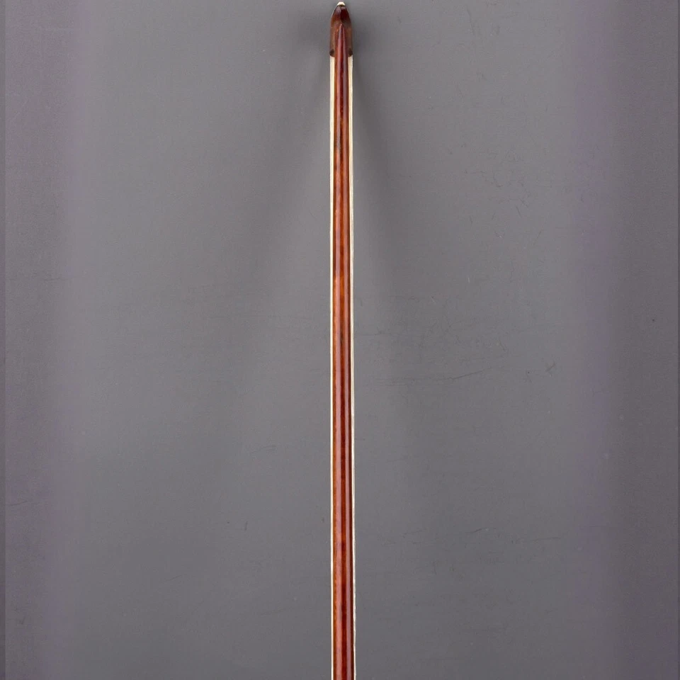 Pro Master Antique Pernambuco Violin Bow 7/8 Ebony No eye Frog Silver Parts Fast - Image 4 of 4