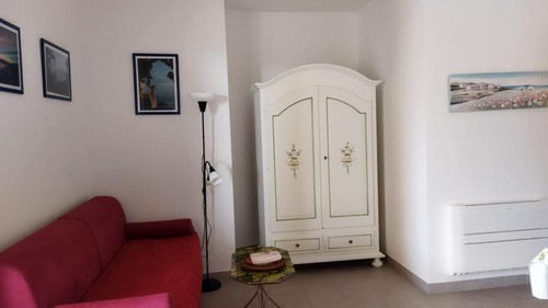 ARMADIO ANTE BATTENTI SHABBY BIANCO DECORATO ARTE POVERA CLASSICO 2 ANTE 2 CASS. - Photo 4 sur 5