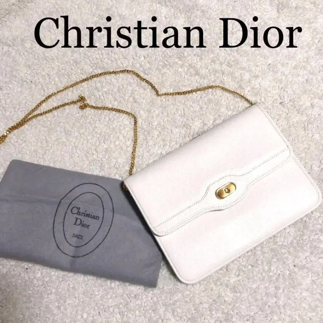 Sac bandoulière chaîne rose logo Christian Dior nid d'abeille logo PVC du Japon