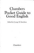 Chambers' Good English Paperback