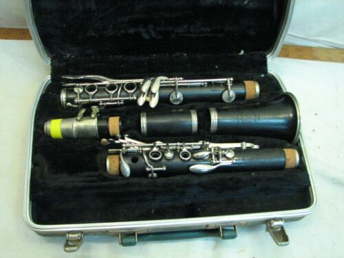 Vintage Selmer Signet 100 Wood Clarinet w/Case Mouthpiece - Afbeelding 1 van 9