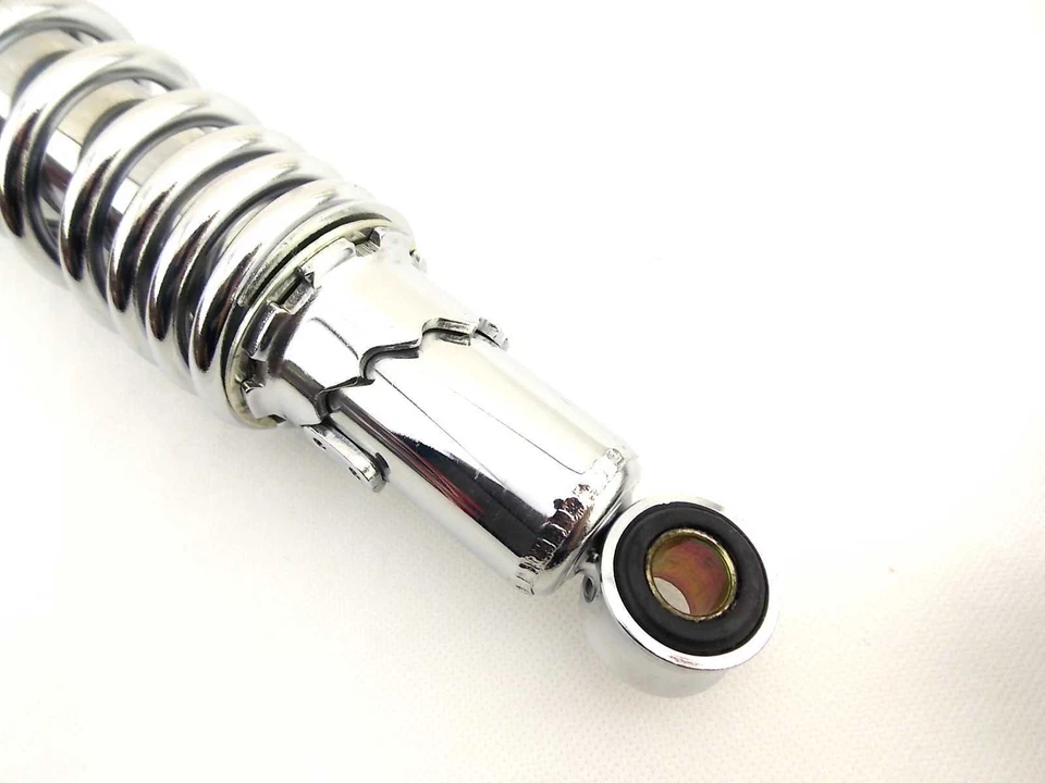 SUZUKI GT500 300mm JBS CHROME REAR SHOCK ABSORBERS EYE TO EYE NC — 第 3/4 张图片