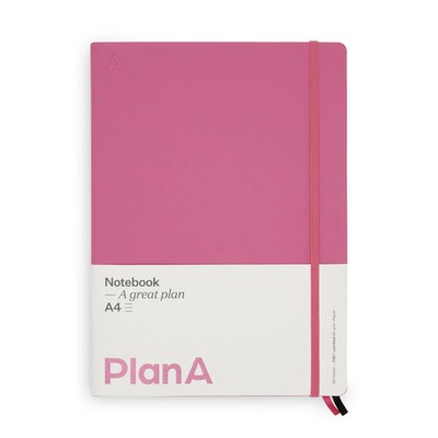 Notizbuch A4 Hardcover Candy Pink Liniert, 192 Seiten Exklusiv bei uns!