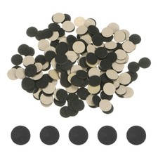 240pcs Round Adhesive Felt 12mm 15/32" Craft Stickers Non-Woven Fabric Black