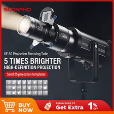 KF80 Bowens Mount Snoot 5X Brighter Optical Lens Aviation Aluminum Snoot For God