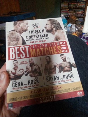 wwe BEST PAY-PER-VIEW MATCHES 2012 3-DISC BRAND NEW FACTORY SEALED dvd wrestling