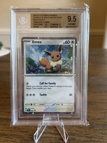 Eevee graded BGS 9.5 for sale on eBay