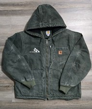 Vtg Carhartt J130 MOS Moss Green Active Jacket XL