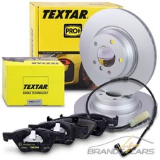 TEXTAR BREMSSCHEIBEN +BELÄGE +WARNKONTAKT VORNE FÜR BMW 3-ER E90 E91 E92 E93