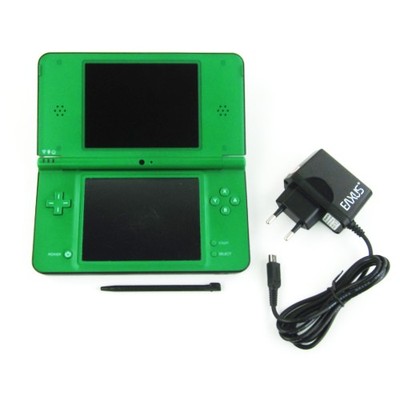 NINTENDO DSi XL KONSOLE in grün mit Ladekabel und Stift #95B