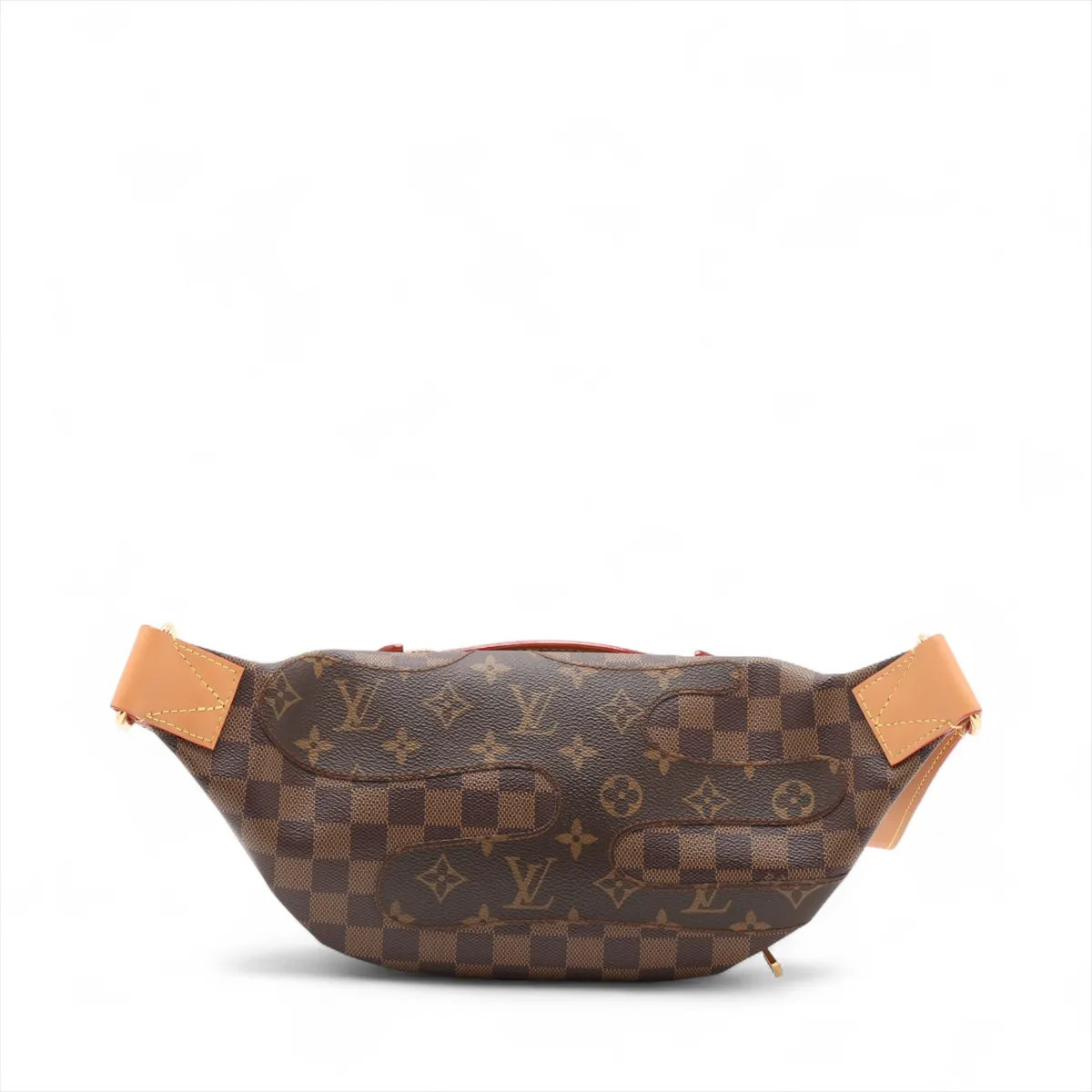 Louis Vuitton x NIGO Monogram Heritage lash bum bag M15271 Brown There was an RF thumbnail 2
