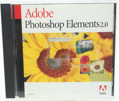 Adobe Photoshop Elements 2.0 CD With Serial Number Pre-owned