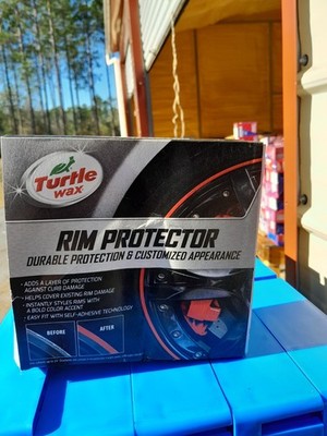 Turtle Wax Rim Protector Durable Protection Custom Look Fits Up to 24'' Silver