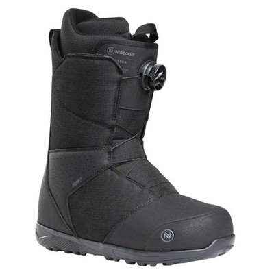 Nidecker Sierra BOA Men's Snowboard Boots, Black, M12