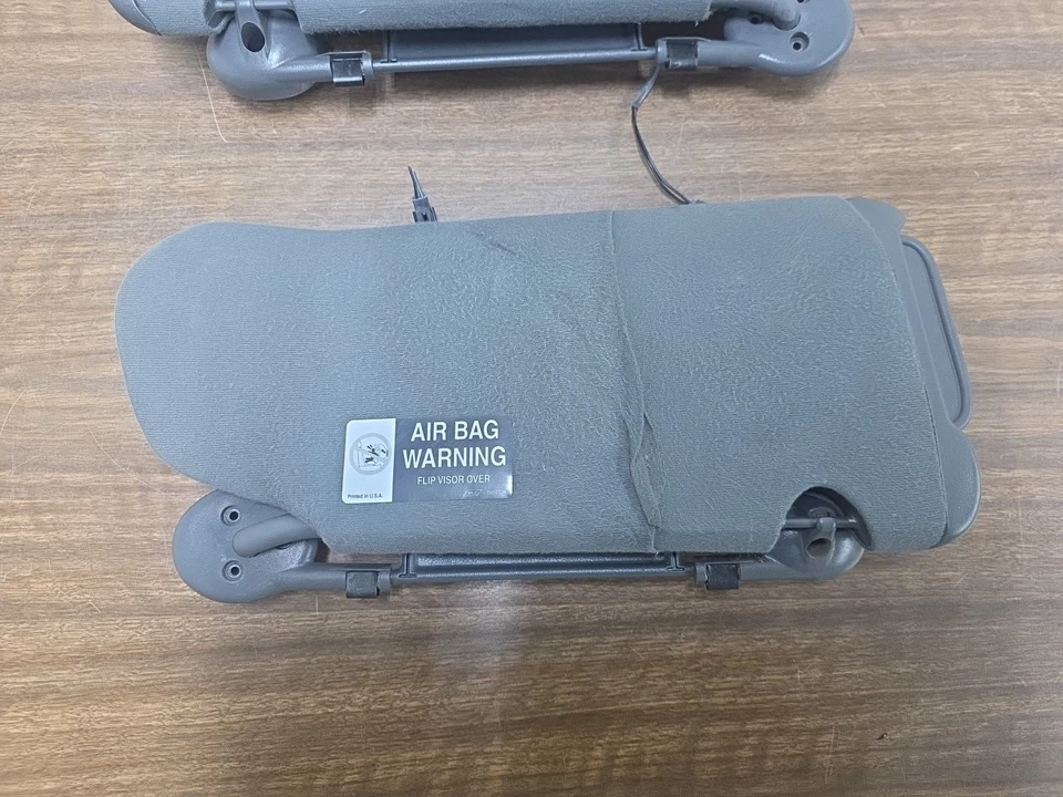 (Par) Juego de parasoles de tela gris Buick Lesabre laterales diestro y derecho VD 2000-2005 OEM Foto 2 de 4