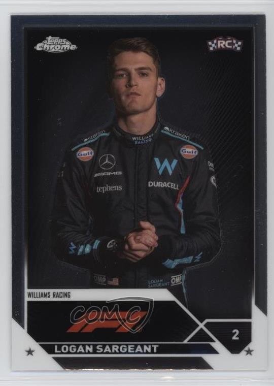 2023 Topps Chrome Formula 1 F1 Drivers Logan Sargeant #64 1u4