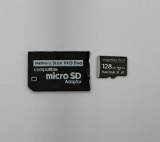 128gb Memory Stick Pro Duo Adapter Micro Sd Card For Sony Psp 1000 2000 3000 128gb Memory Stick Pro Duo Adapter Micro Sd Card For Sony Psp 1000 2000 3000