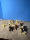 Marx 60mm Roy Rogers On Horse Plus Friends Lot