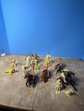 Marx 60mm Roy Rogers On Horse Plus Friends Lot