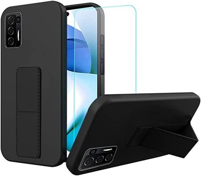 For BLU F91 5G 2022 TPU Case Telescopic Kickstand+Glass Screen Protector Cover