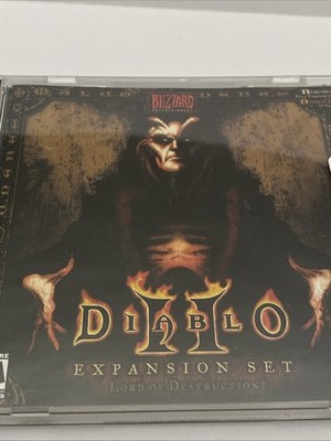 Diablo 2 Lord of Destruction Expansion Set PC Game CD-ROM 2001