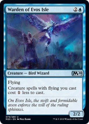 Warden of Evos Isle Core Set 2020 Near Mint, English
