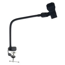 Universal Mic Stand Gooseneck Tube Clip Holder For Desks 25-46mm Microphones