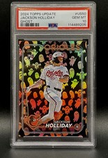 Jackson Holliday RC PSA 10 Ghost Foil Topps Update US50 Orioles 🔥