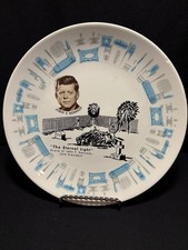 Vintage John F. Kennedy Memorial Plate – The Eternal Light