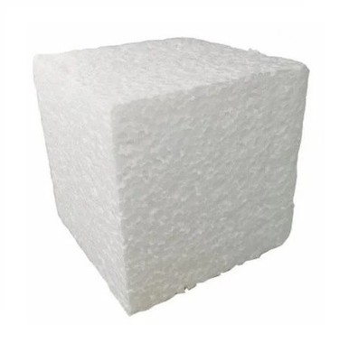 11cm x 11cm Styropor Schaumstoff Würfel Block eckig für Floristenvasen Styropor