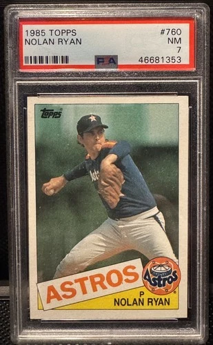 1985 Topps Nolan Ryan #760 PSA 7 NM!!!