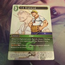 Final Fantasy TCG Opus VIII LP Cid Highwind 8-054R