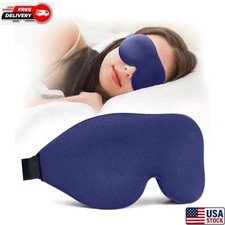 MZOO Luxury Sleep Eye Mask for Side Sleeper Men Women, Zero Eye Pressure 3D Mask