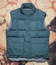 VINTAGE MADE IN USA Eddie Bauer Goose Down Puffer Winter Vest Medium Teal