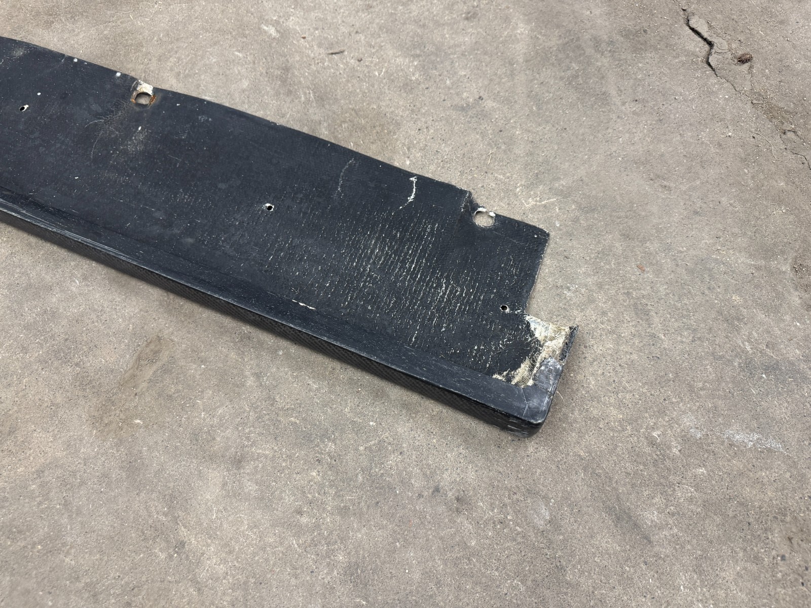 2015 Audi R8 RH passenger side Carbon Fiber German Rush side skirt Rocker 