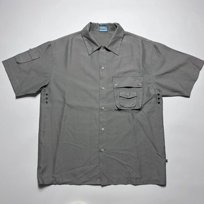 Fishbone Vintage 90s Workwear Hemd Shirt Carhartt Style Herren grau XL