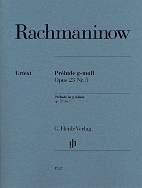 Prélude op. 23, no. 5 piano Rachmaninoff G. Henle Verlag - Image 3