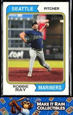 Robbie Ray 2023 Topps Heritage #58 Seattle Mariners Baseball
