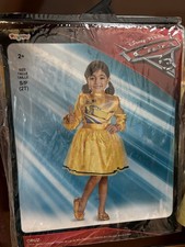 New Disney Pixar Cars 3 Toddler Costume Dress Size 2 S/P Cruz Deluxe 2T