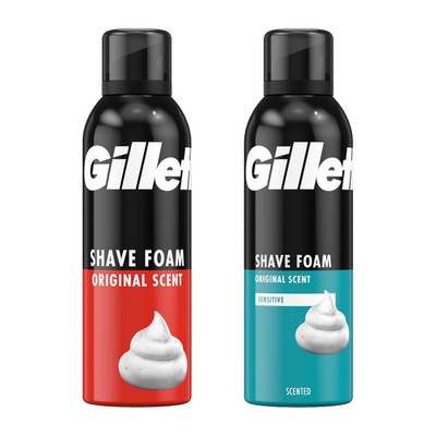Gillette Rasierschaum Original Regular & Sensitive 200ml Herren