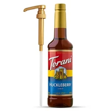 Torani Huckleberry Syrup, Pump Included, 25.4 Oz