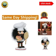 8-Inch Kurt Adler Hollywood Pizza Guy Nutcracker - Perfect Holiday Decor Gift