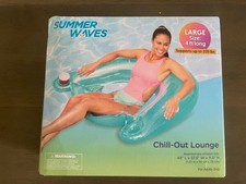 Summer Waves Chill-Out Lounge - Large Chair Float Inflatable