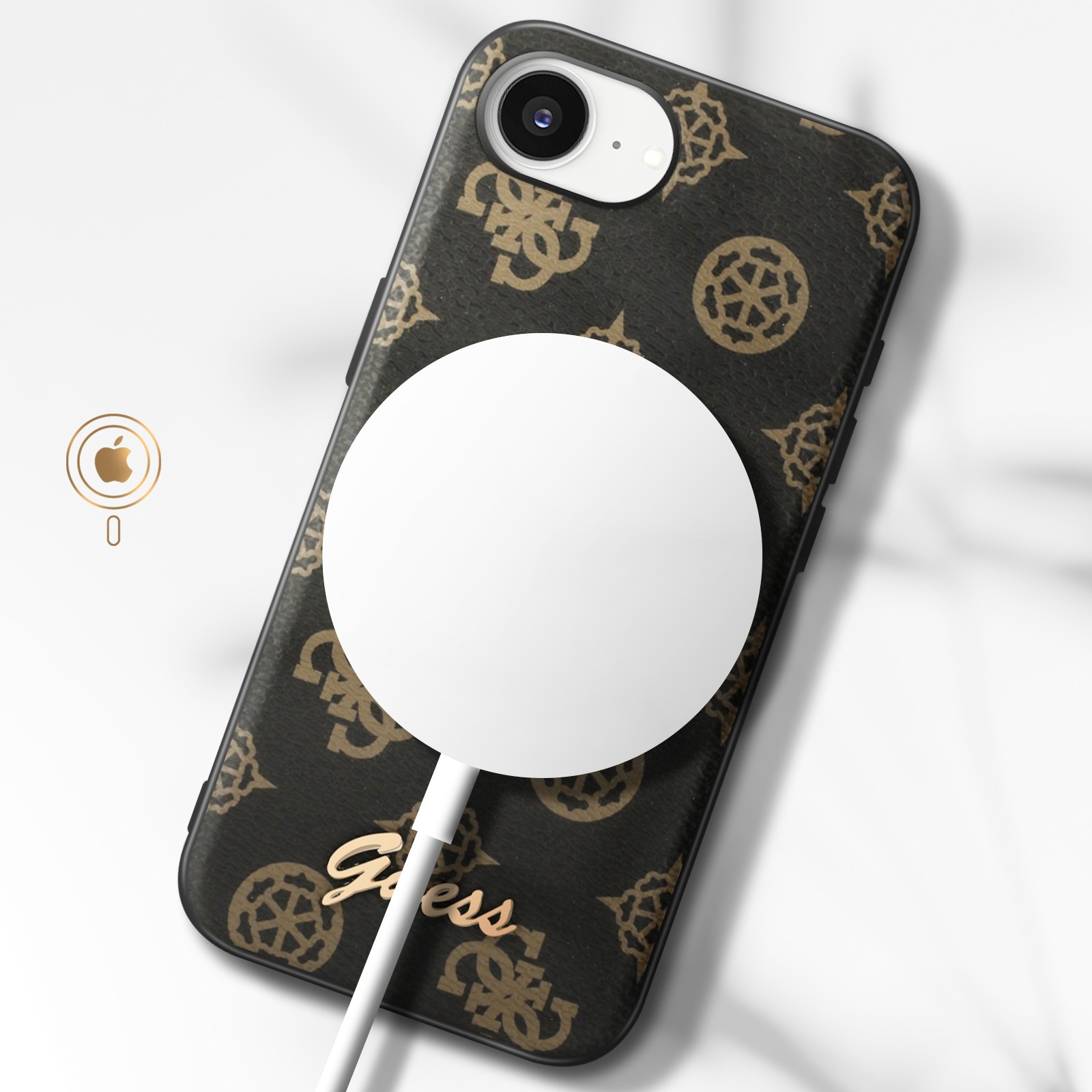 Coque Guess Peony Script iPhone 16e, l'accessoire idéal de votre quotidien dynamique - 3